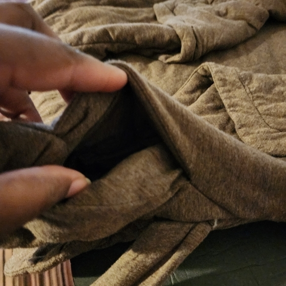 BCBGMaxAzria Brown Open Cardigan Tie Belt Size XXS - Picture 10 of 10